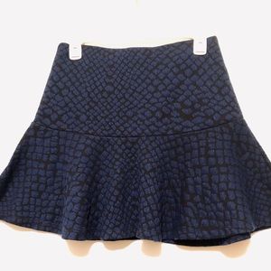 Dark blue skater skirt